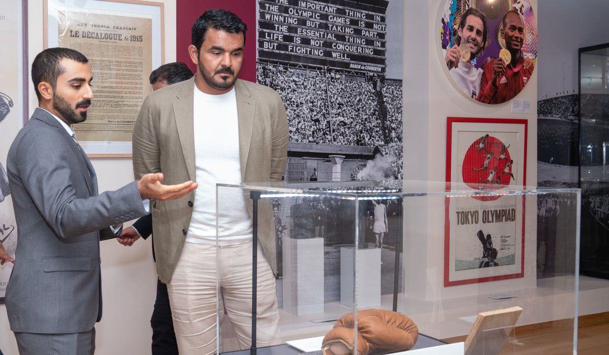 QOC President Visits "Olympism: More Than a Dream" Exhibition